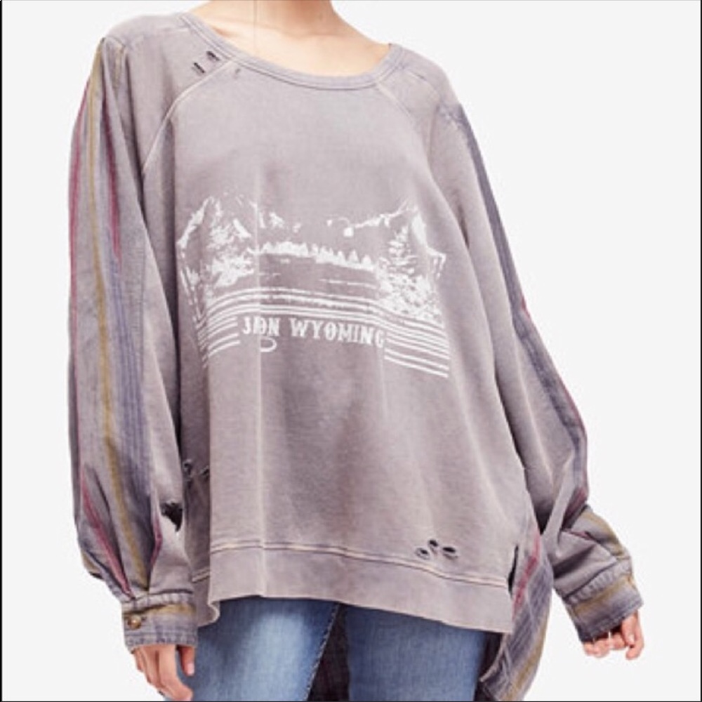 Free people NWT oversized sweater